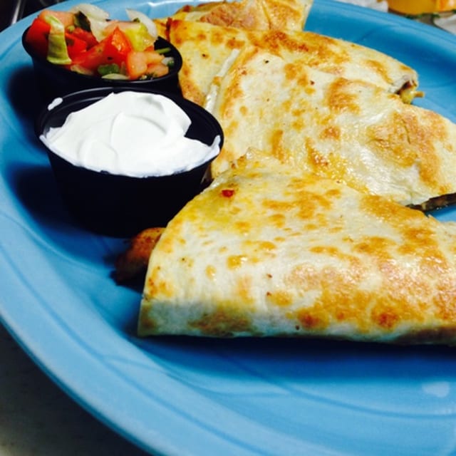Lunch Quesadilla.
