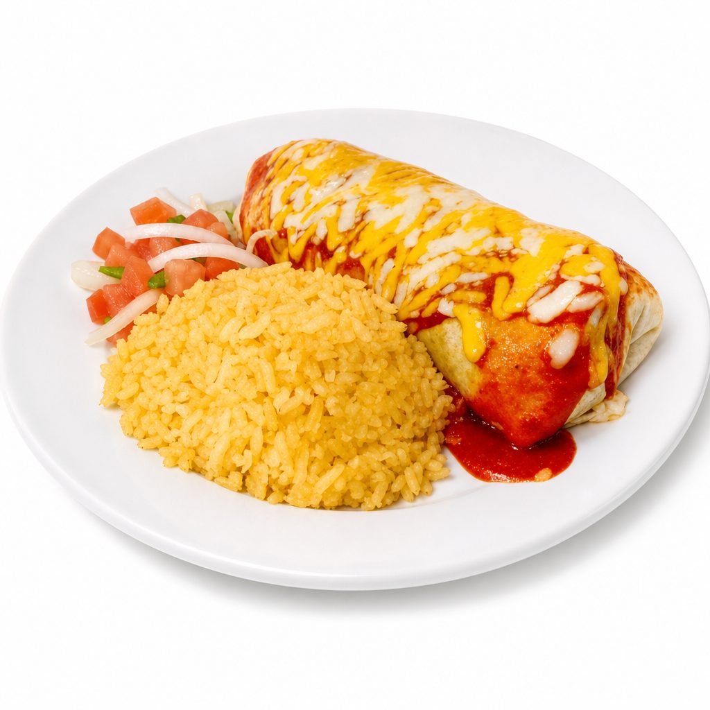 Pollo Azteca Burrito.