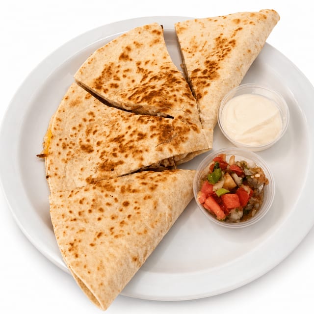 Shrimp & Pico Quesadilla.