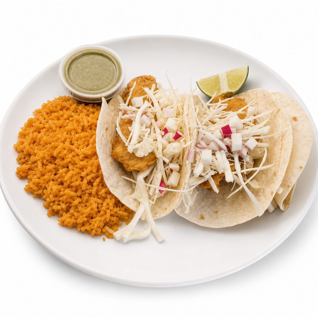 Baja Fish Tacos.