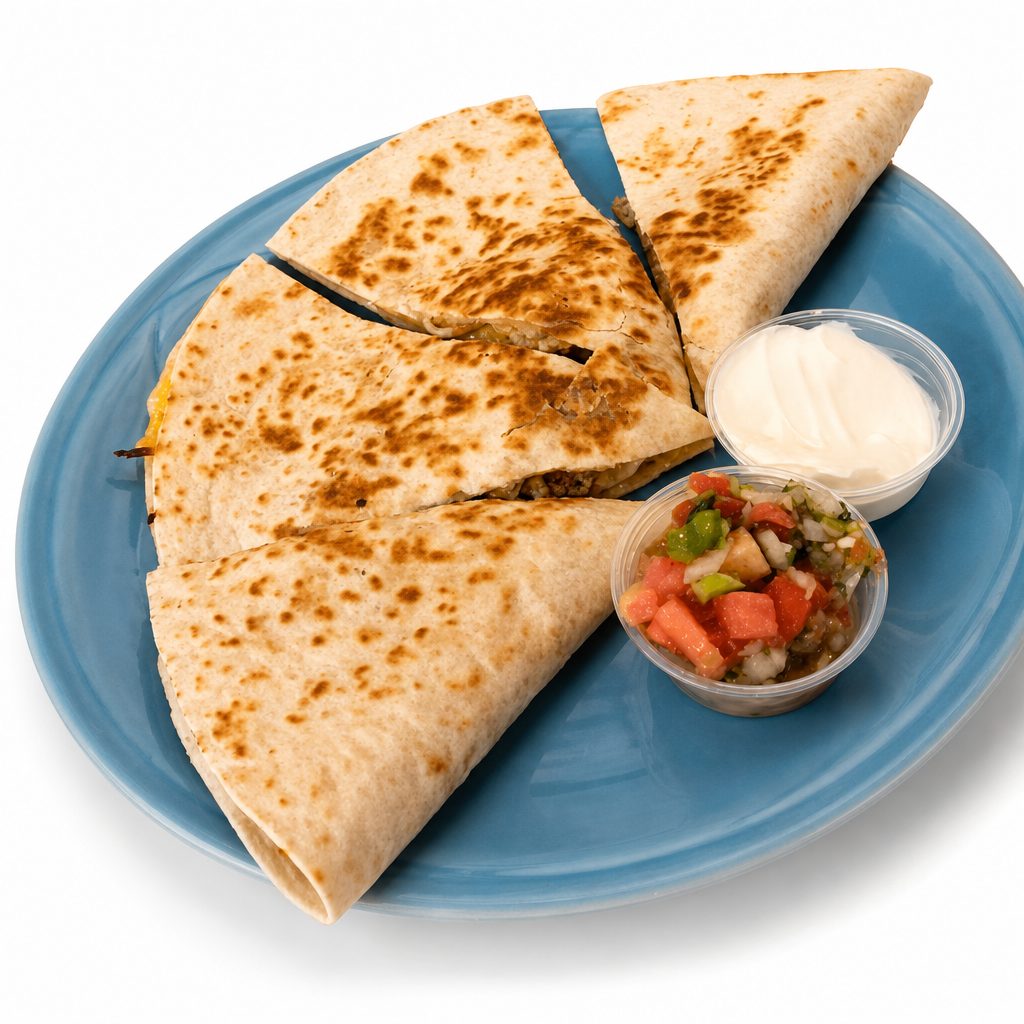 Chicken & Chorizo Quesadilla.